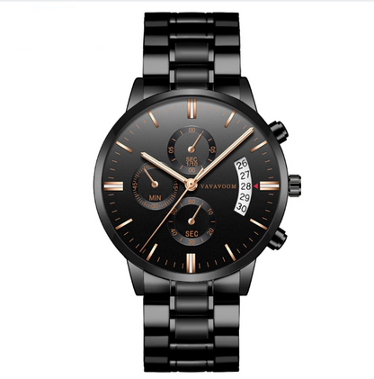 Men's Stainless Steel Watches Black