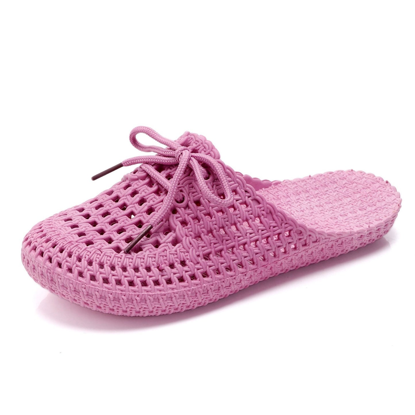 Women's Fashion Style Lace Slippers Hole Shoes