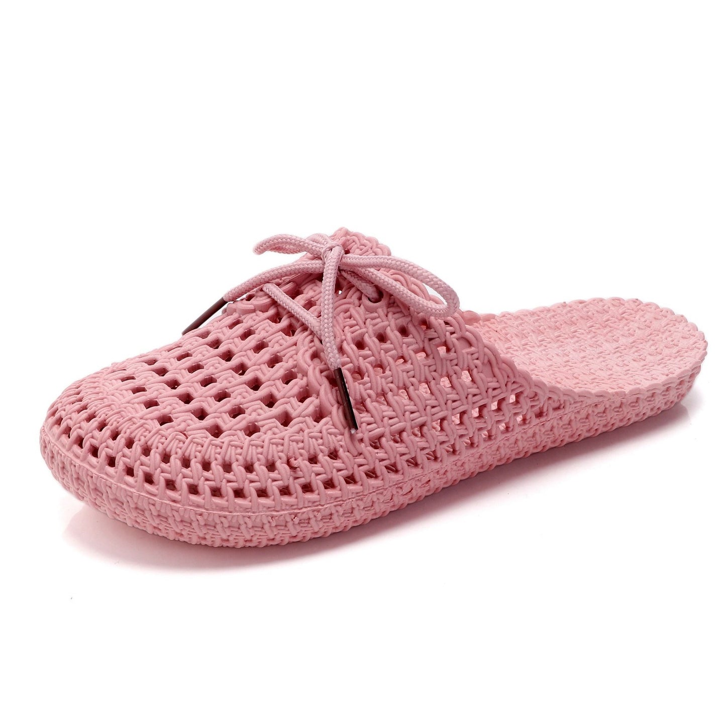 Women's Fashion Style Lace Slippers Hole Shoes