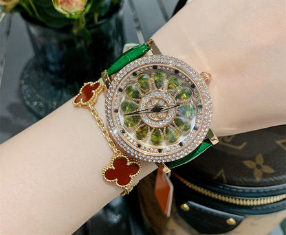 Women's Diamond Luxury Rainbow Watch