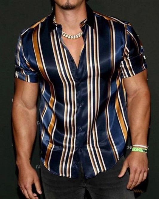 "Men's Casual Chic Shirt"