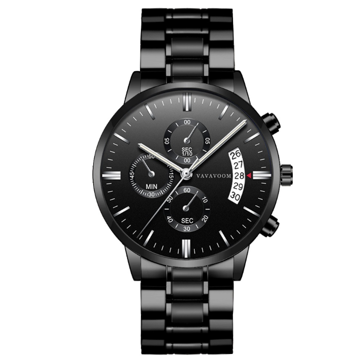 Men's Stainless Steel Watches Black