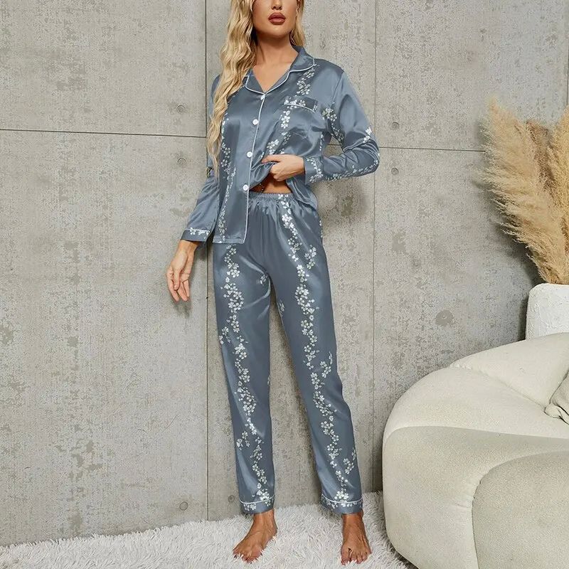 Women Pajama Long Set Sleeved