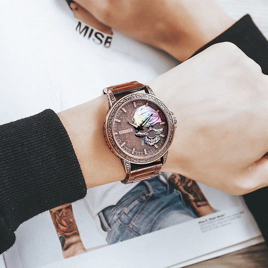 Men Fashion Vintage Bronze Watch