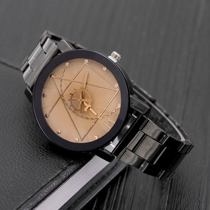 Fashion Turntable Watch Men And Women Couple