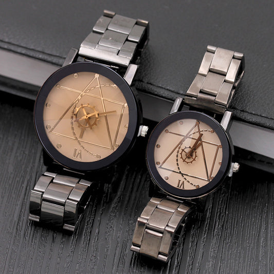 Fashion Turntable Watch Men And Women Couple