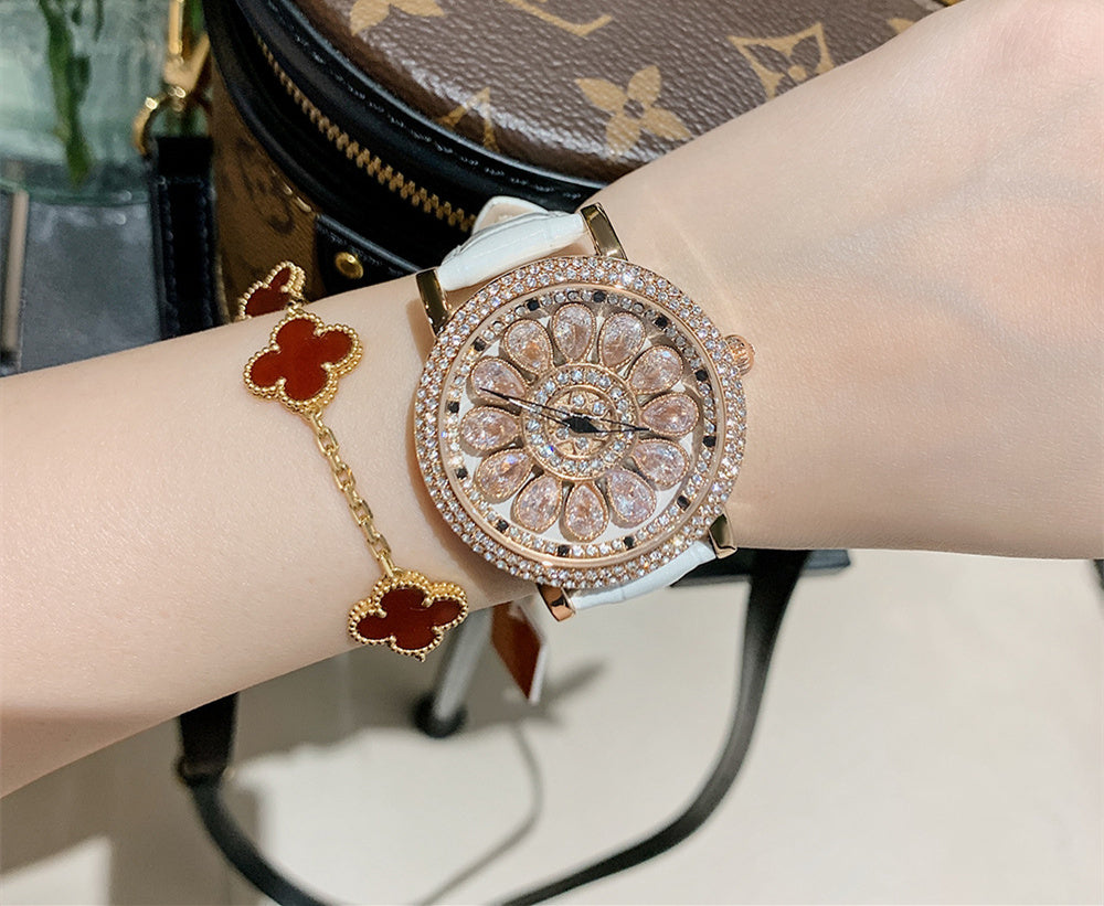 Women's Diamond Luxury Rainbow Watch