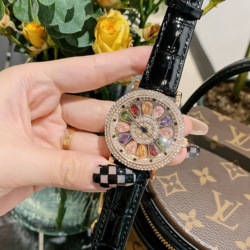 Women's Diamond Luxury Rainbow Watch