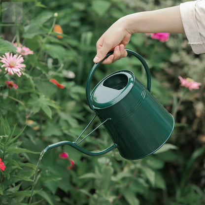 Vintage Galvanized Watering Can Garden Tool