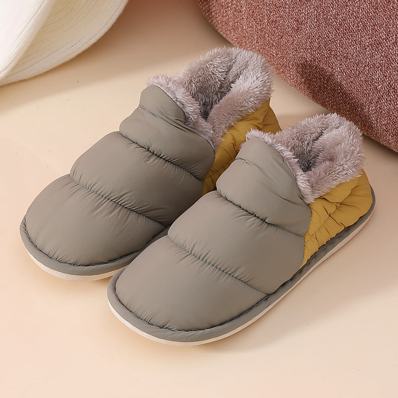 Winter  Velvet Rainproof Cloth Cotton Shoes