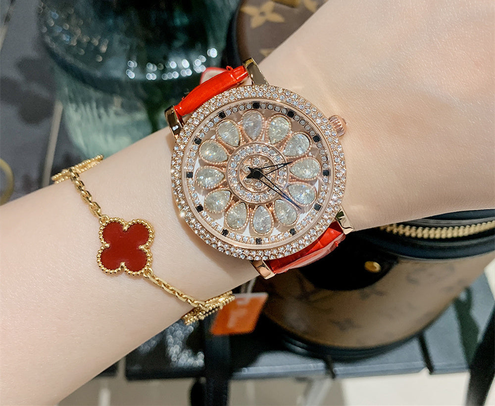 Women's Diamond Luxury Rainbow Watch