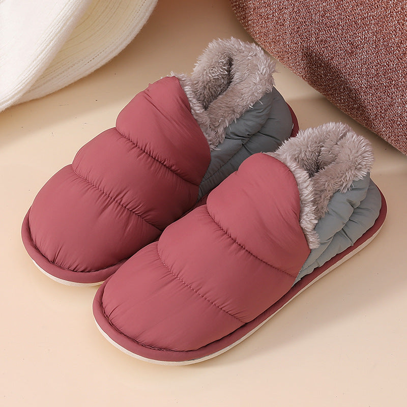 Winter  Velvet Rainproof Cloth Cotton Shoes